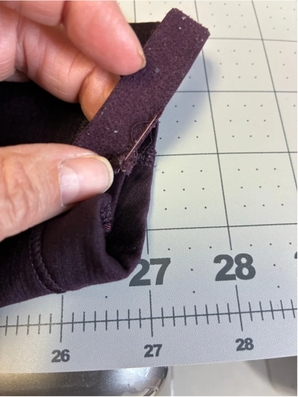Nike Pro Hyperwarm Styrrup Leggings in Purplish Maroon Size 1X